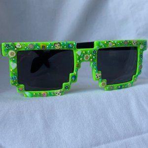Sour Apple Emoji Sunglasses